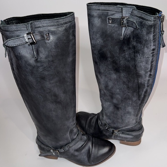 ❤️NWT FREEBIRD ROADY TALL BLACK LEATHER BOOT SIZE 9 - Picture 8 of 13